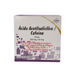 A ACETILSA/CAFEINA 850/65MG PVO C/10 SOB T1056