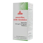 Amox/Ac Clavulanico Ped Sus 60 Ml T1220