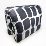 Plumón Estampado 2.5 plazas / Texturizado Blanco y Negro – Key Home