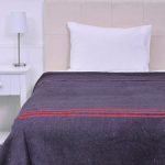 Frazada Térmica Single / Líneas Morado – Plumetti