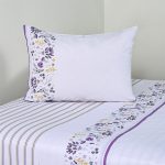 Juego de Sábanas Estampadas 144 Hilos 1.5 Plazas / Adelle Gris – American Family