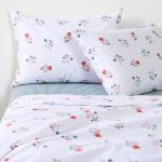 Juego de Sábanas Estampadas 144 Hilos 2.5 Plazas / Citrus Azul – American Family