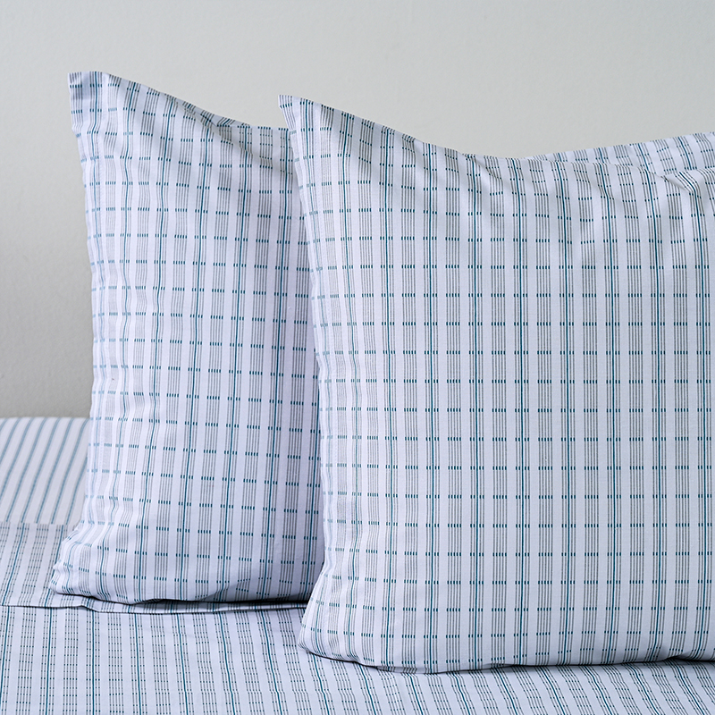 Juego de Sábanas Estampadas 144 Hilos 2.5 Plazas / Oasis Negro – American Family