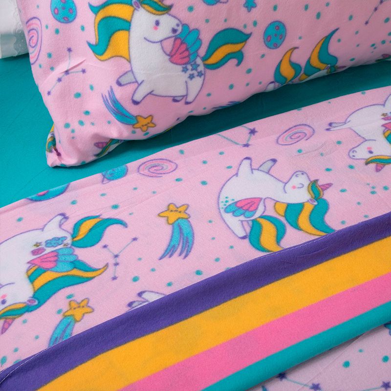 Sábanas Polar Kids 1.5 Plazas / Unicornios – Doral