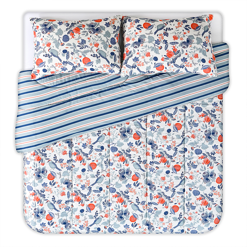 Plumón Estampado 2.5 Plazas / Citrus – American Family by Cannon