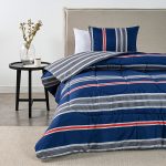 Plumón Estampado 1.5 Plazas / Marino – American Family by Cannon