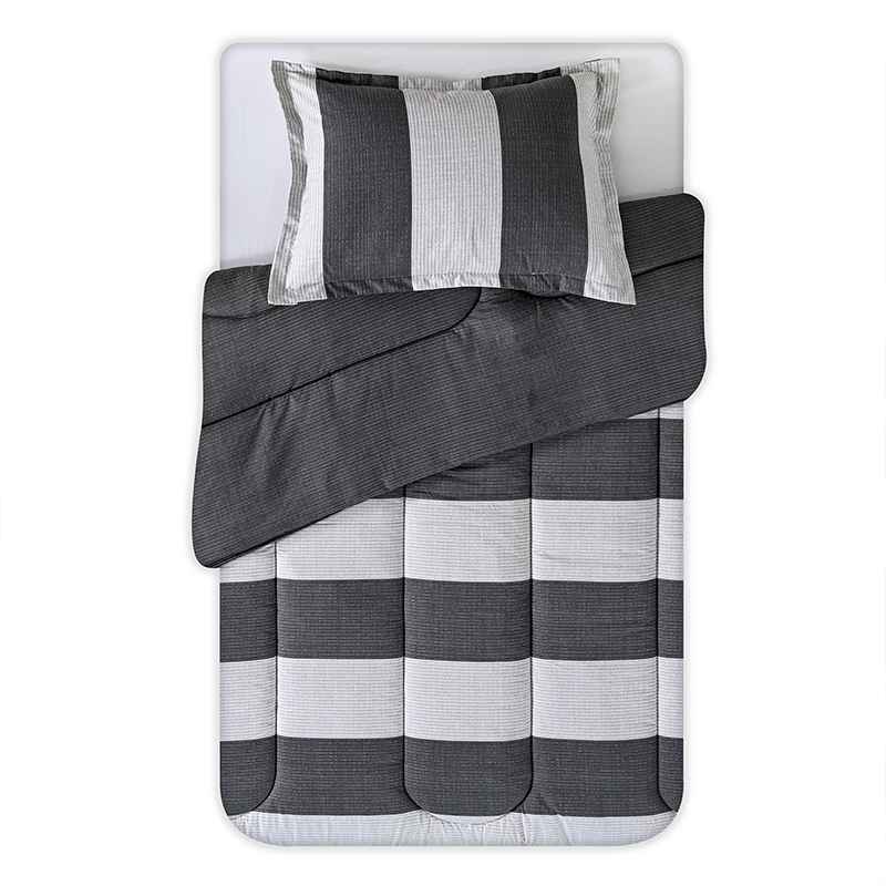 Plumón Estampado 1.5 Plazas / Noir – Cannon