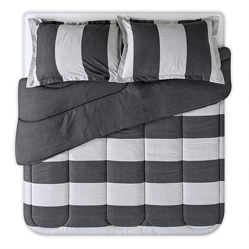 Plumón Estampado 2.5 Plazas / Noir – Cannon