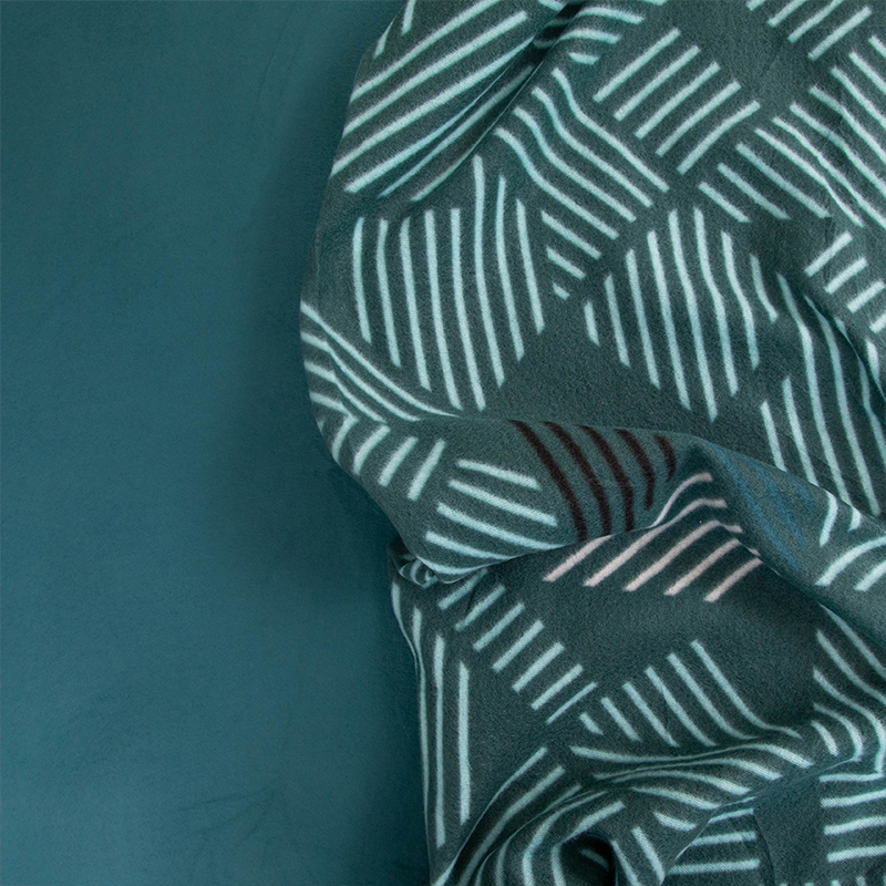 Sábanas Polar Composé 1.5 Plazas / Trama Petróleo Turquesa – Doral