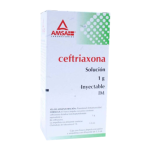 CEFTRIAXONA IM 1 G SOL INY C/1 AMP 3.5ML T1472