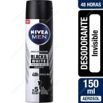 Desodorante Aerosol Hombre Nivea Men Black & White Invisible 150 ml