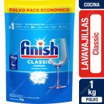 Detergente Lavavajillas Polvo Finish Pack Económico 1 Kg
