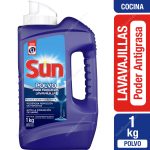 Detergente Lavavajillas Polvo Sun Poder Desengrasante 1 Kg