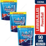 Detergente Lavavajillas Tabletas Finish Power 3 x 30 Unid