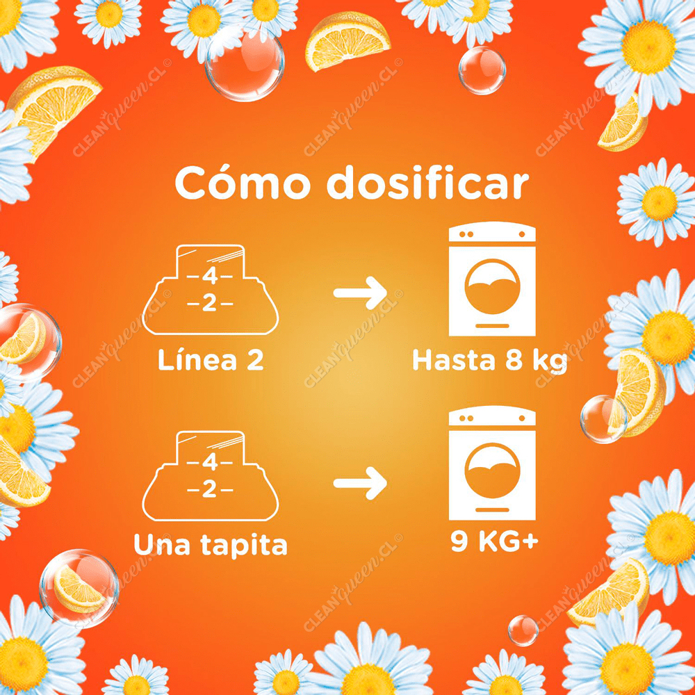 Detergente Líquido Ace Naturals Flores Frescas 2.8 L