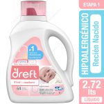 Detergente Líquido Hipoalergénico Dreft Etapa 1 – Recién Nacido 2.72 L