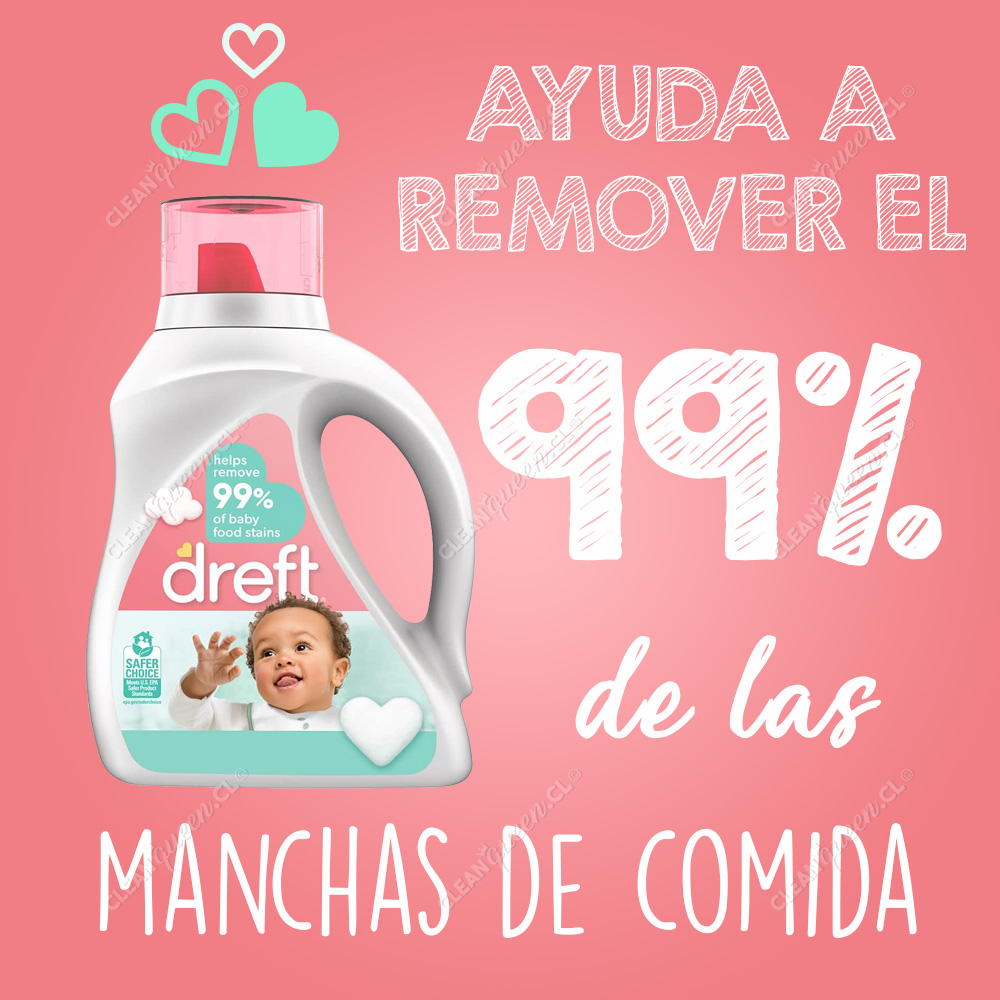 Detergente Líquido Hipoalargénico Dreft Etapa 2 – Bebé Activo 2.72 L