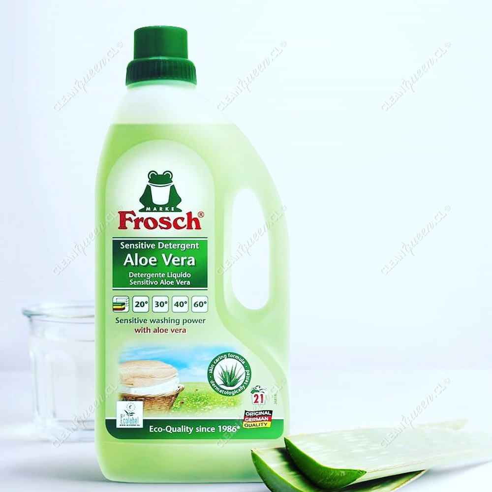 Detergente Líquido Hipoalergénico Piel Sensible Aloe Vera Frosch 1.5 L