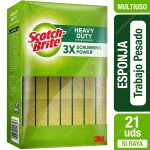 Esponja Trabajo Pesado Scotch-Brite 21 un