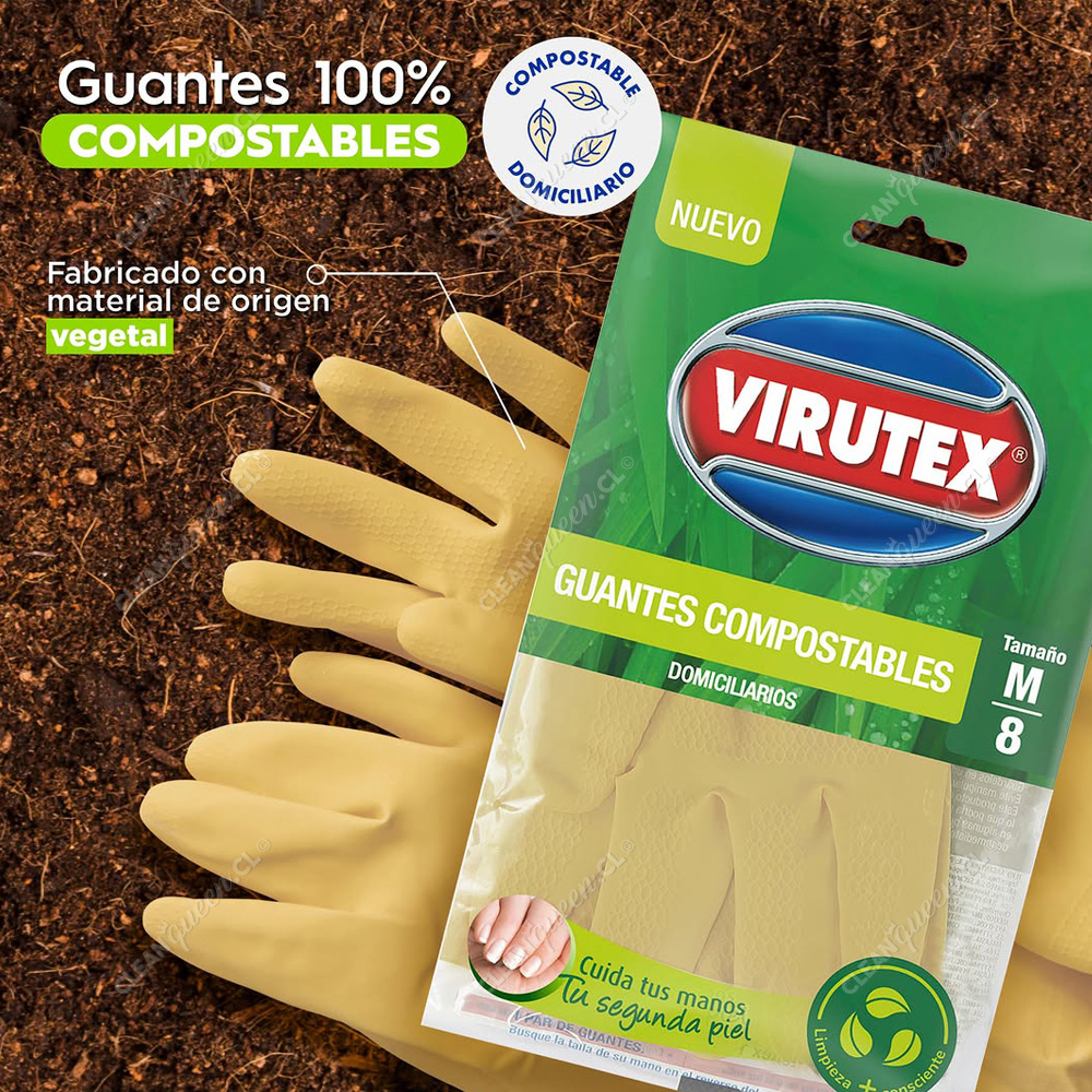 Guantes Compostables Virutex Talla M