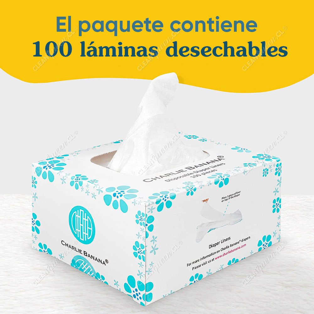 Láminas Desechables Charlie Banana 100 un