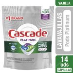 Detergente Lavavajillas Cápsulas Cascade Pods 14 Unid
