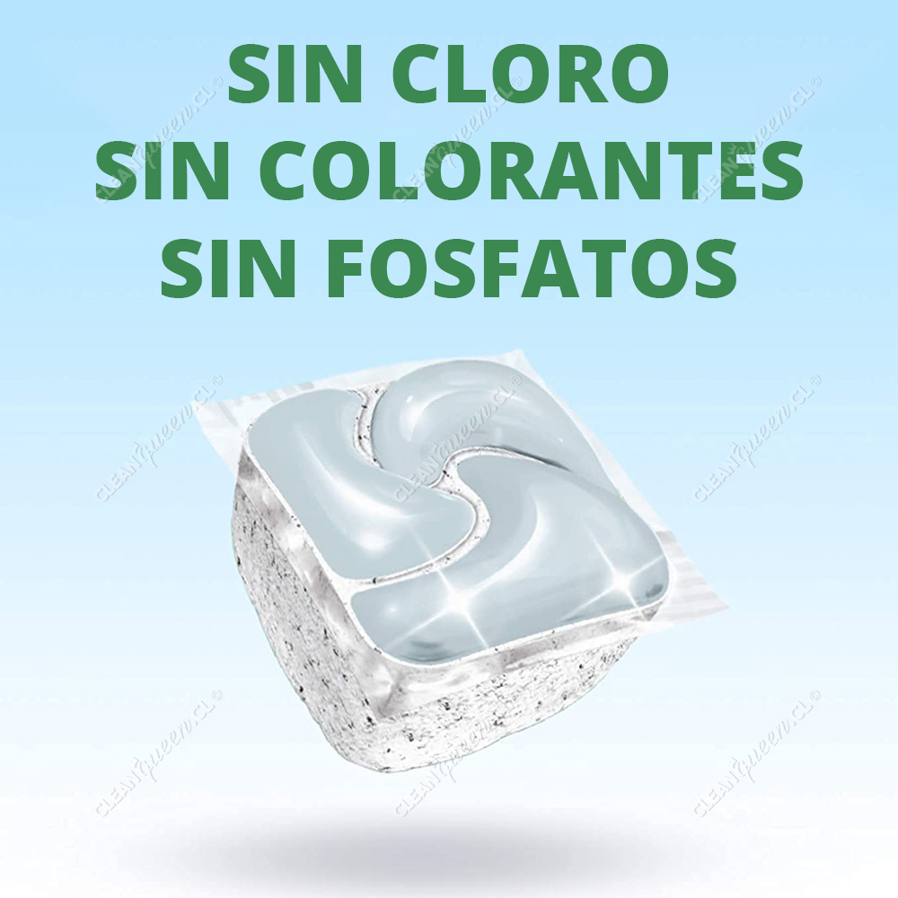 Detergente Lavavajillas Cápsulas Cascade Pods Free & Clear Limón 36 Unid