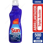 Lavavajilla Sun Abrillantador Triple Acción 500 ml