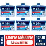 Limpiador Máquina Lavavajillas Finish 6 x 250 ml