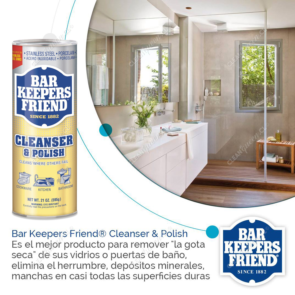 Limpiador y Pulidor Multiuso BKF Cleanser & Polish Polvo 340 g