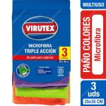 Paño Microfibra Virutex 3 Unid