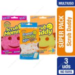 Pack Scrub Daddy + Scrub Mommy + Eraser Daddy