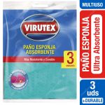 Paño Esponja Virutex Ultra Absorbente 3 Unid