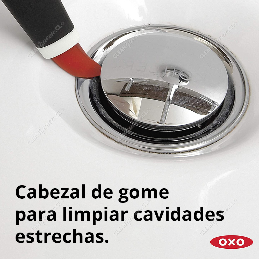 Set Cepillos Limpieza Profunda Rojos Oxo 2 Unid