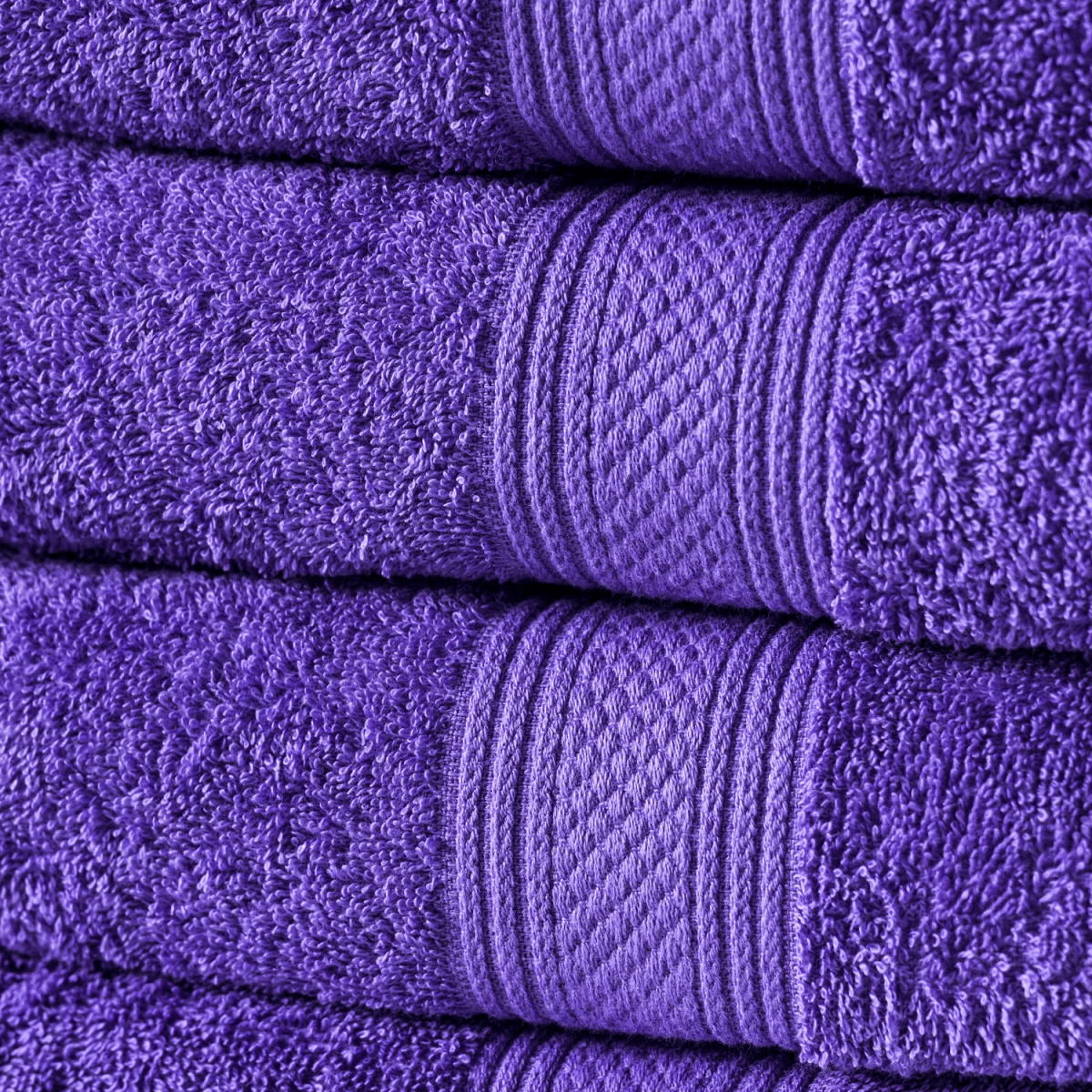 Toalla de Baño 100% Algodón 450 grs. 70×140 cm / Morado – American Family by Cannon