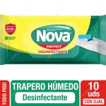 Trapero Húmedo Desinfectante Nova Todo Pisos 10 un
