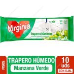 Trapero Húmedo Multiuso Con Ojal Virginia Manzana Verde 10 un